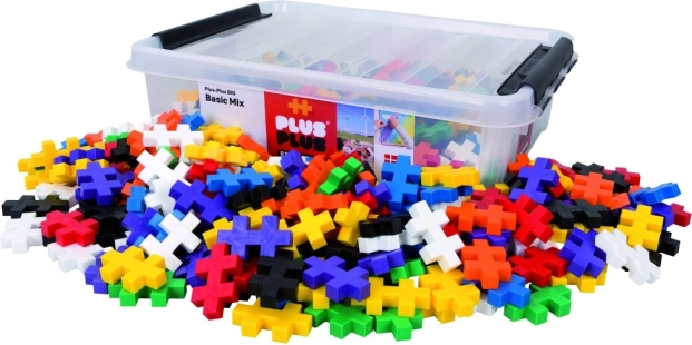 Plus-Plus Bausteine großer Box Grundfarben