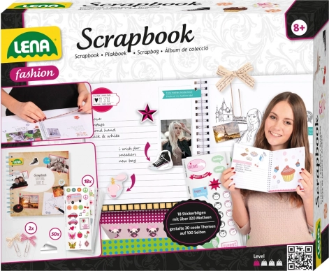LENA Scrapbook Notizbuch