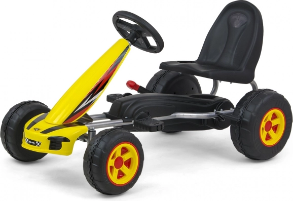 Tret-Go-Kart Viper – gelb