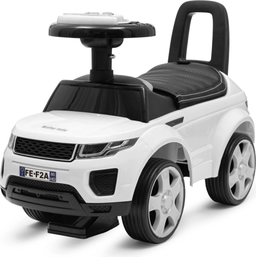 Kinderlaufrad Baby Mix Prime SUV weiß mit Ledersitz