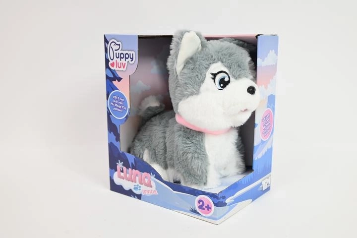 TMT interaktives Plüschhündchen Luna (Husky-Welpe)