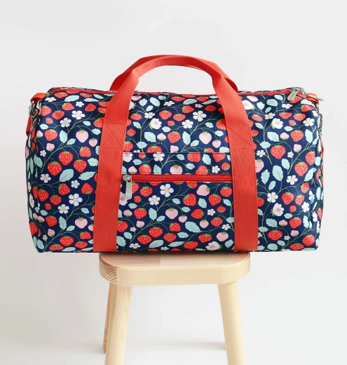 Kinderreisetasche A Little Lovely Company – Erdbeeren