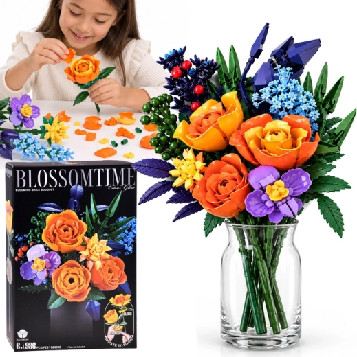 Bausatz blühende Blumen – beweglicher Blumenstrauß