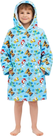 Poncho-Fleece-Bademantel mit Kapuze Paw Patrol
