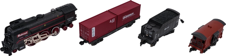 Umfangreiches Wagen-Set für kreatives Spiel