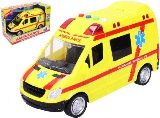 Rettungswagen mit Effekten 22 cm