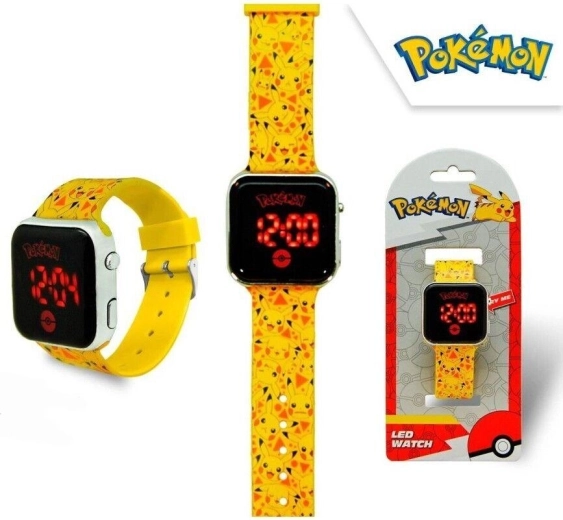 Digitale LED-Uhr Pokémon