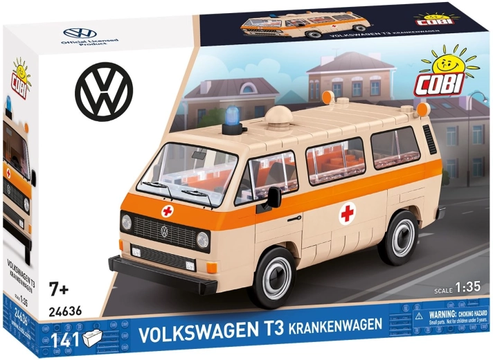Cobi Volkswagen T3 Krankenwagen 1:35 (141 Teile) - 1 Stück