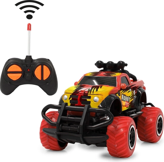 Jamara Runny Two RC Monstertruck 1:43 rot 40 MHz
