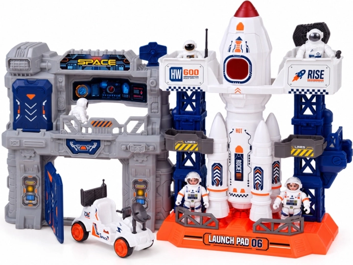 Umfangreiche Weltraumbasis