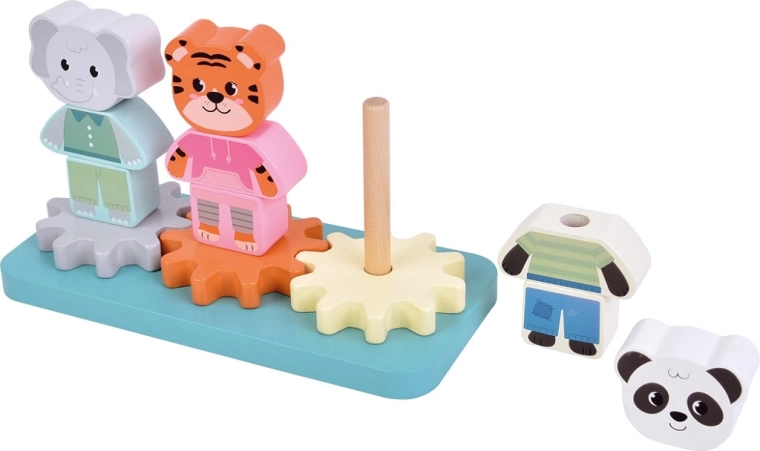 Stapelfähige Tierteile