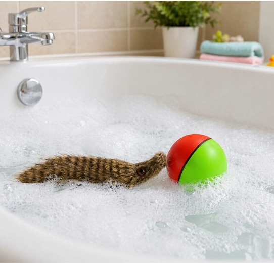 Spaß auch in der Badewanne