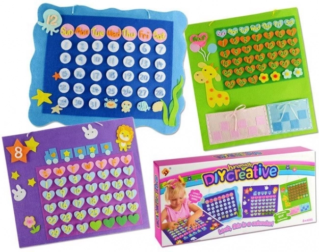 Textile Kreativset – Kinderkalender aus Filz