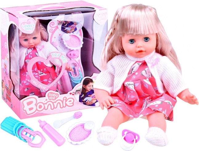 Interaktive Babypuppe mit Zubehör – Rosa