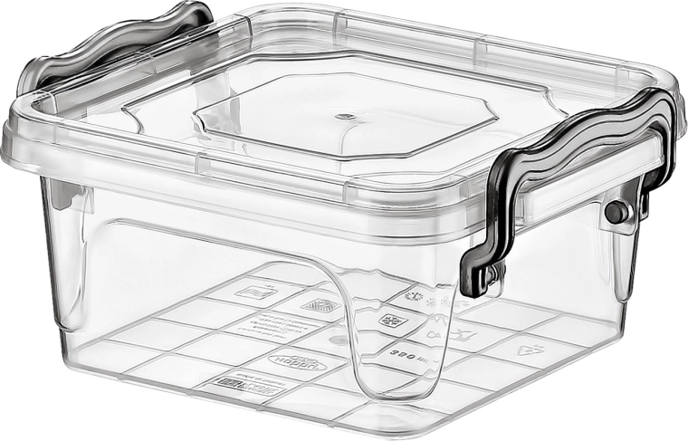 Quadratische Lebensmittelbox MULTI BOX 0,35 l