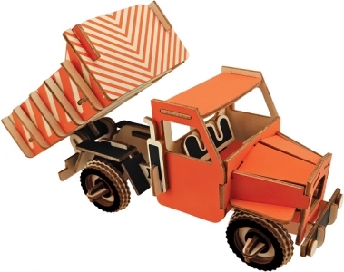 Woodcraft Holz-3D-Puzzle – Kipper