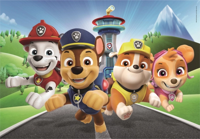 Puzzle 60 Teile PAW Patrol Super Color