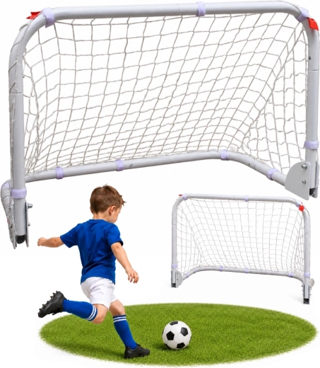 Klappbares Kinder-Fußballtor 90 × 60 × 50 cm