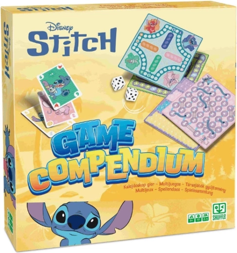 Stitch Spiele-Kaleidoskop – Set mit Brett- und Kartenspielen