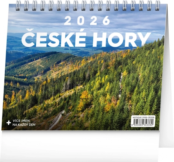 Tischkalender Böhmische Berge 2026