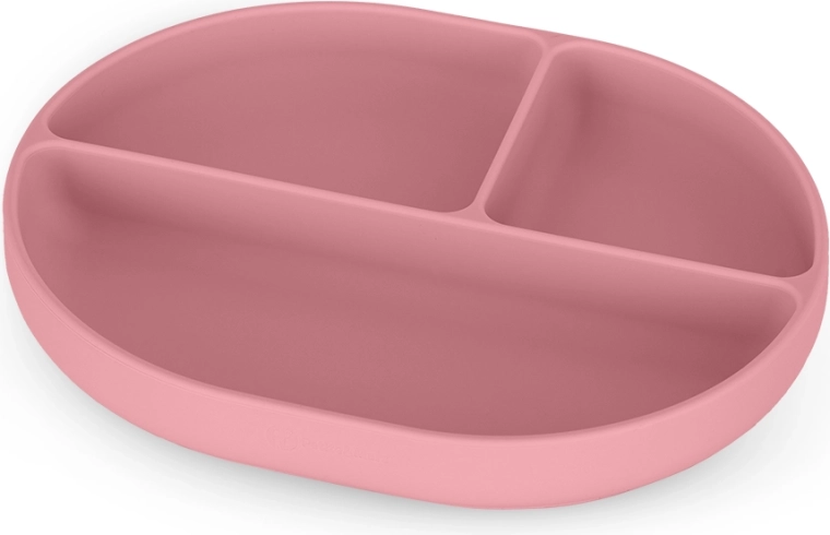 Petite&Mars Silikon-Partitionsteller mit Saugnapf take&match dusty rose 6m+