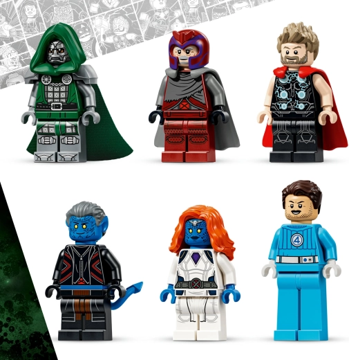 Sechs ikonische Marvel-Minifiguren