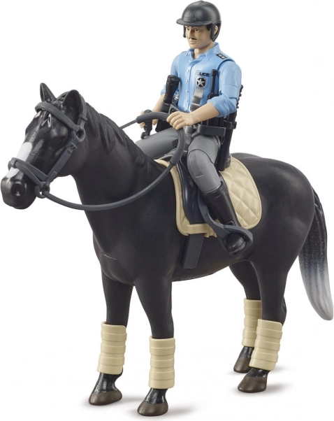 Bruder Bworld Polizist zu Pferd
