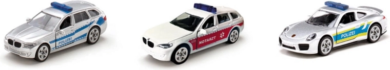 Siku-Set mit Einsatzfahrzeugen