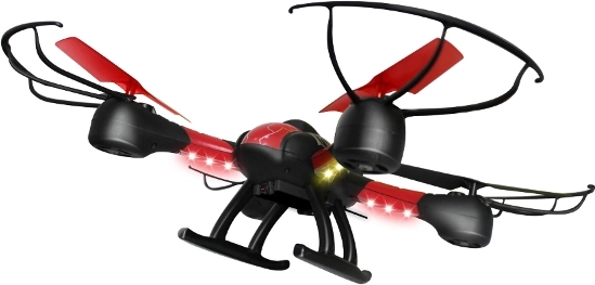 Propellerschutz und LED-Lichter