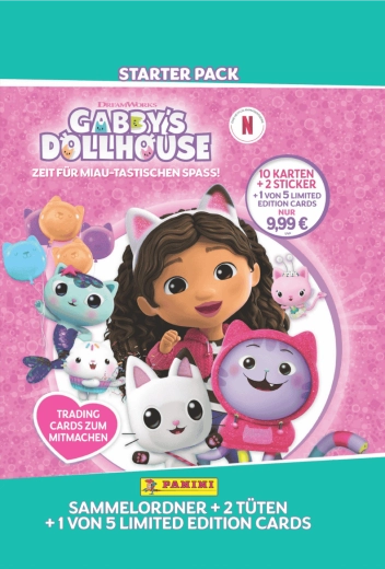 Gabby's Dollhouse: Time for a meow-zing fun – Starterset für Sammelkarten
