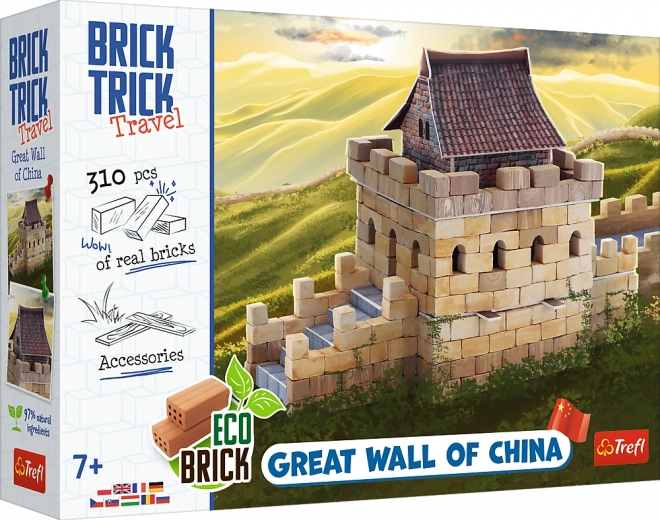 TREFL Brick Trick Travel – Chinesische Mauer, 310 Teile