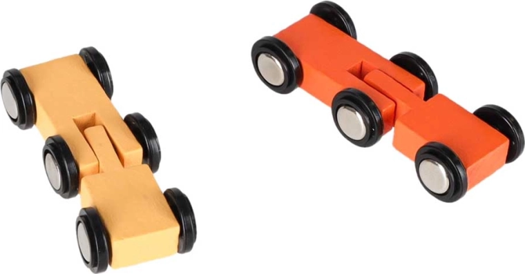 2 Autos mit segmentierter Konstruktion
