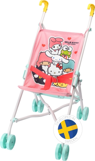 Puppenbuggy Hello Kitty und Freunde
