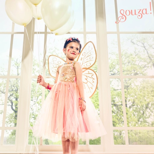 Kinderkostüm Fee Joanna 3–4 Jahre (98–104 cm) Souza!