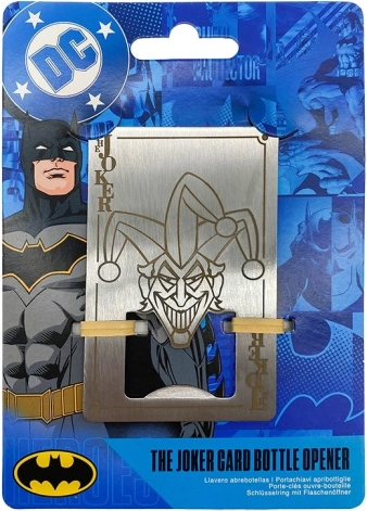 Flaschenöffner in der Form einer Joker-Karte - Batman