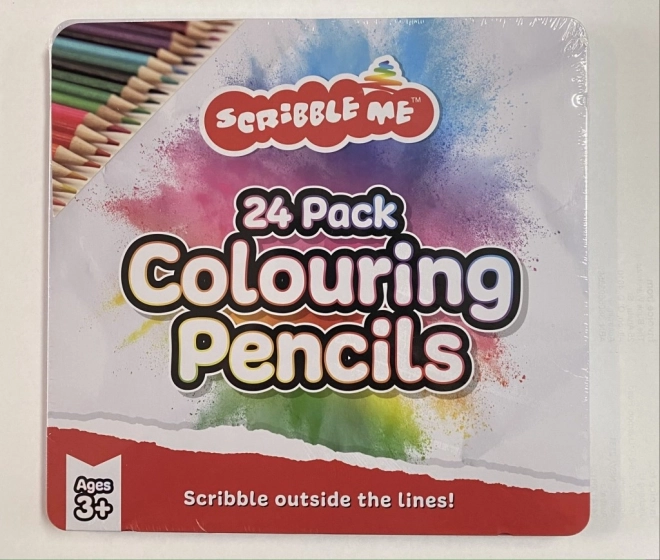 Buntstifte in einer Blechdose 24 Stk