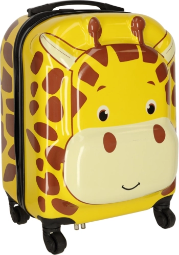 Kinder-Reisekoffer mit Rollen – Giraffe