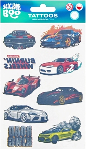 Auto-Tattoos für Kinder