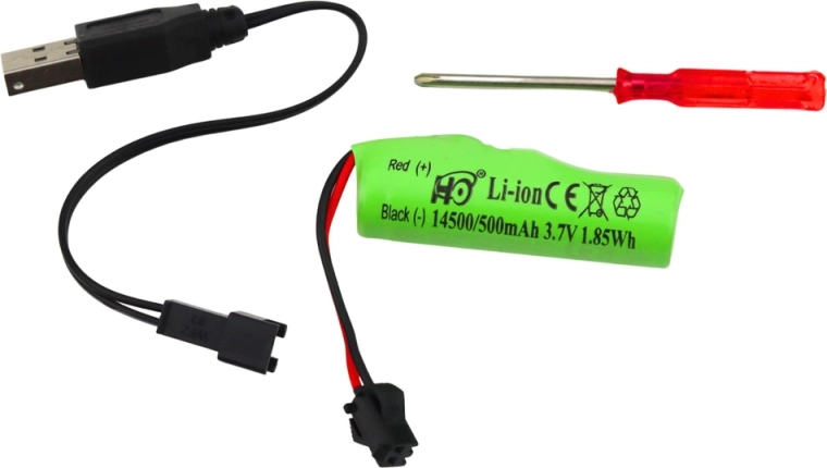 Aufladbare Li‑Ion‑Batterie 3,7 V