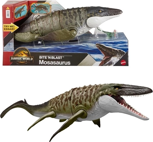 Jurassic World Mosasaurus mit Schnappmaul