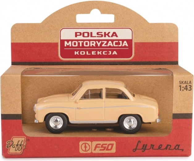 Modellauto Syrena 104 im Maßstab 1:43 – beige