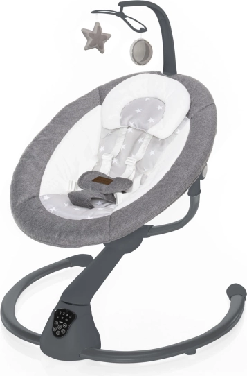 Babyliege Lullaby, graue Sterne