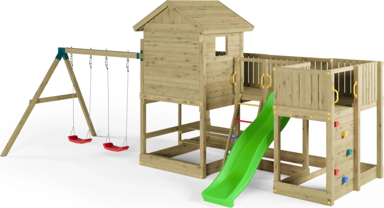 Lange 2,2-m-Rutsche für endlosen Fahrspaß