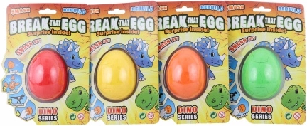 Ei mit Dinosaurierfigur