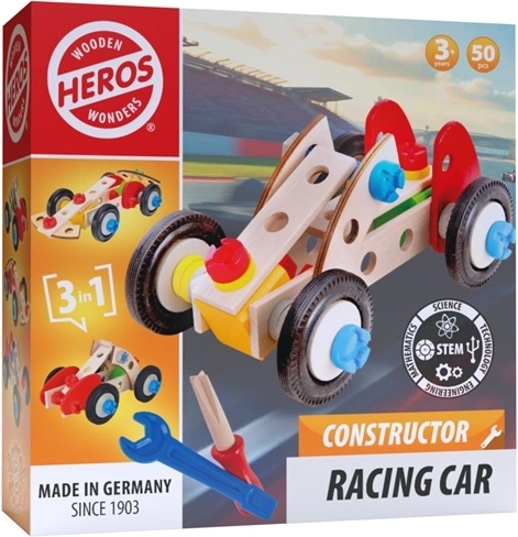 Bausatz 3 in 1: Bauen Sie verschiedene Automodelle
