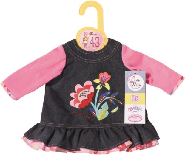 Dolly Moda Jeans-Kleidchen, 43 cm