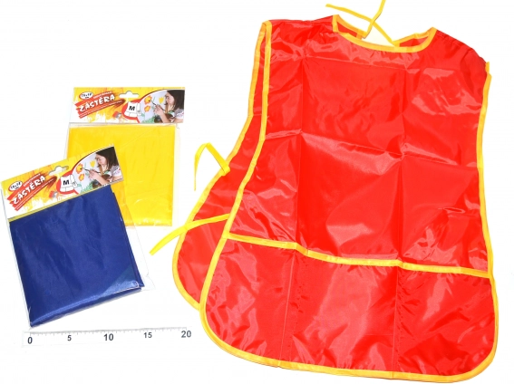 Beidseitige Kinderschürze für Kunstunterricht M 50 × 38 cm
