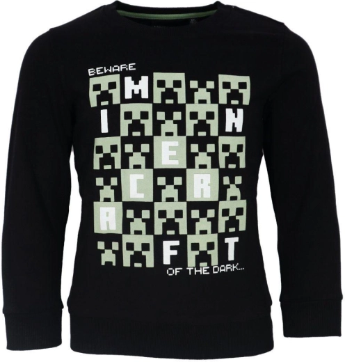 Schwarzer Minecraft-Hoodie