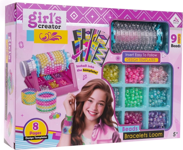 Armband-Herstellungsset mit Webrahmen und Zubehör