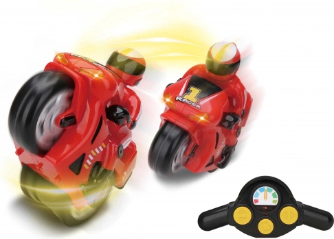 Ferngesteuertes Motorrad mit Effekten